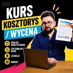 KURS on-line – Kosztorys/Wycena PLANU ZDJĘCIOWEGO Foto/Video – Wzór/Szablon + analiza z objaśnieniem + BONUSy (NDA+SUDOP+KRS+KRD)